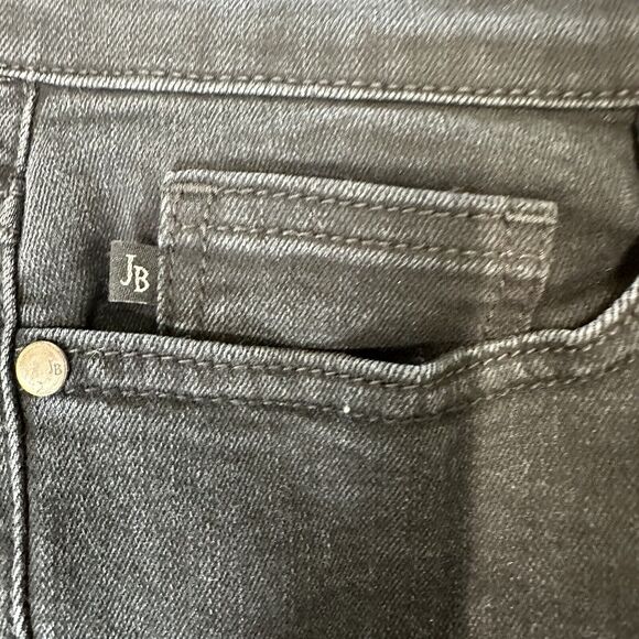 Judy Blue Skinny Fit Jeans‎ Leopard Print Patches Womens 7/28 Black Distressed - Picture 15 of 16